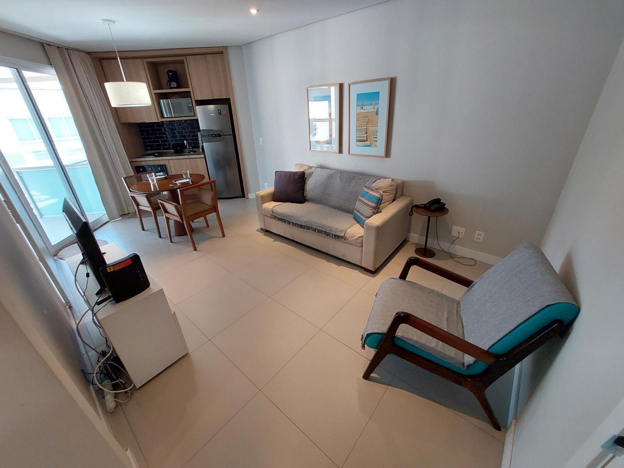 Book Santos Estanconfor 905 Charmoso Ap Executivo Quadra Praia Luaran gambar