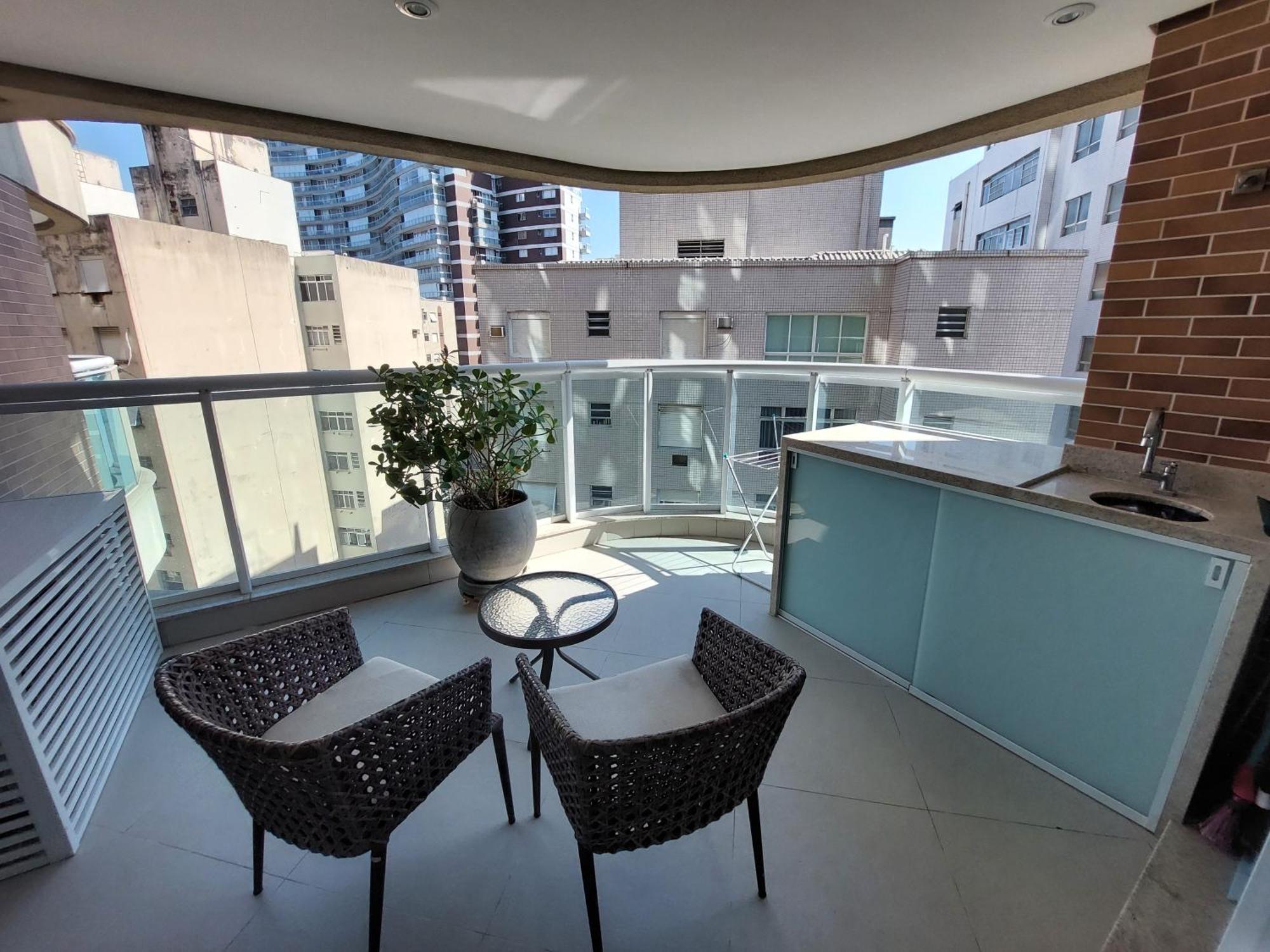 Book Santos Estanconfor 905 Charmoso Ap Executivo Quadra Praia Luaran gambar